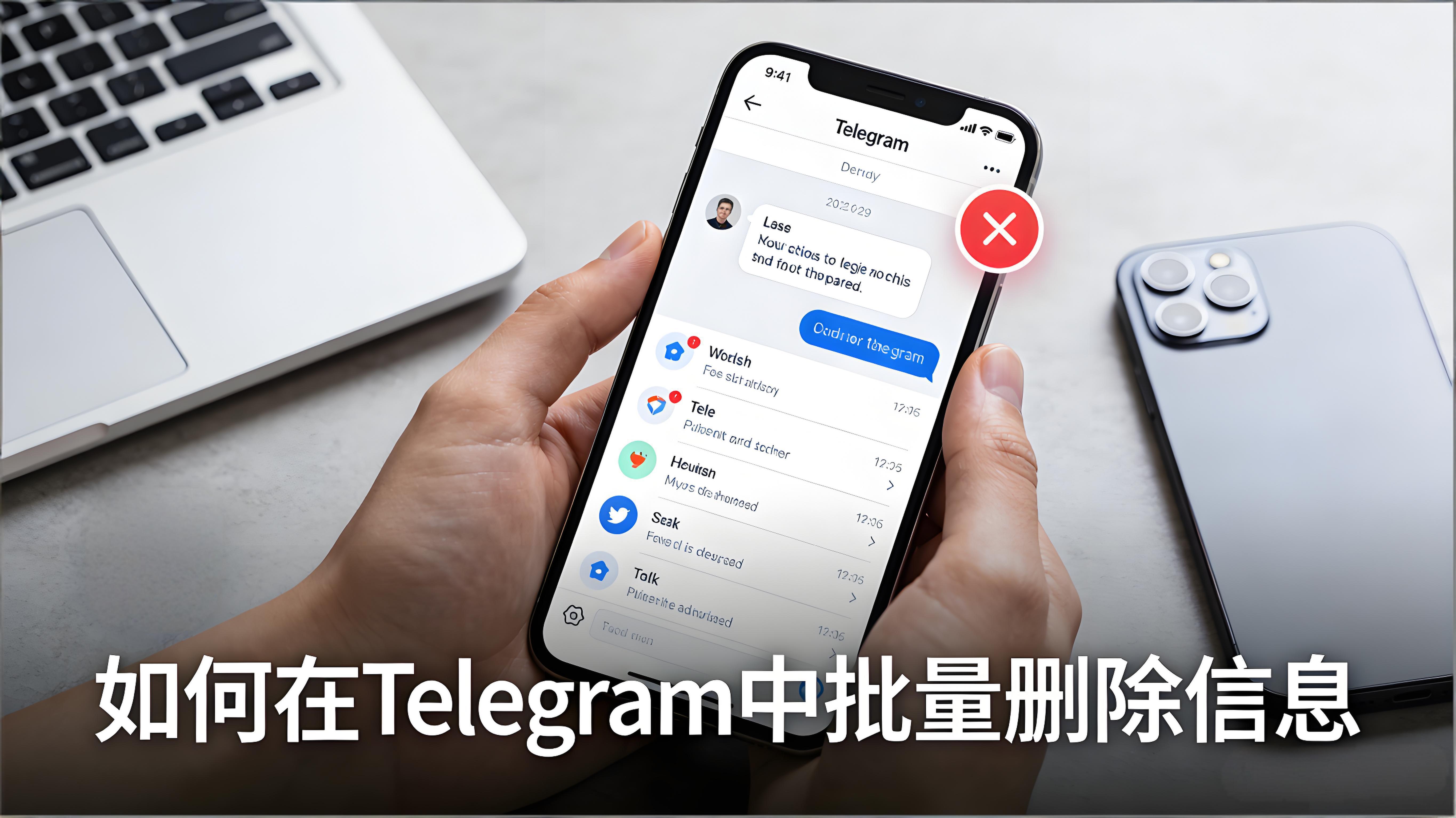 Telegram批量删除信息怎么操作？