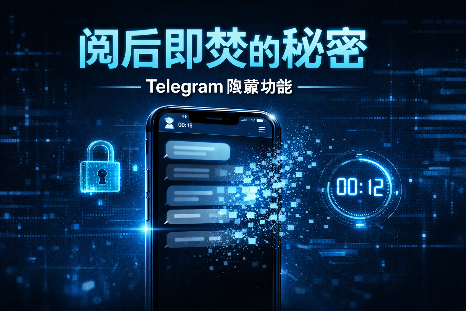 设置Telegram阅后即焚有什么攻略？